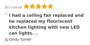 ceiling fan electrician Orange beach Alabama